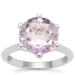 Boudi Hourglass Amethyst Ring in Sterling Silver 4.45cts