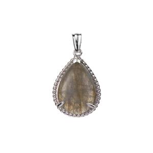 Labradorite Pendant in Sterling Silver 7.98cts