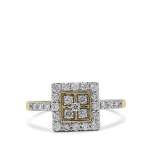 1/2ct Argyle Diamonds 9K Gold Ring 