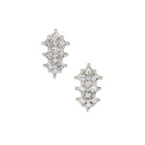 1/2ct Diamond 9K Gold Tomas Rae Earrings