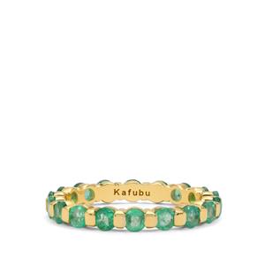 Kafubu Emerald Ring in 9K Gold 1.75cts