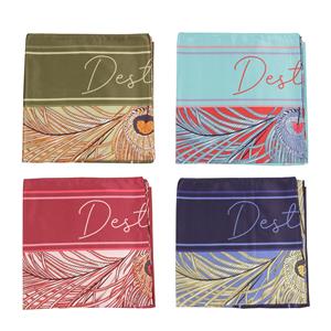 The Peacock Scarf by Destello (Choice of 4 Colours)