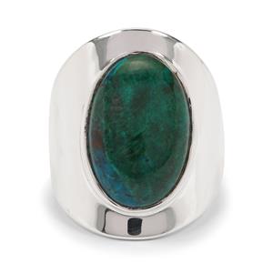 9cts Chrysocolla Sterling Silver Aryonna Ring 