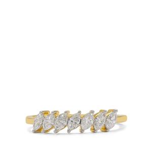 1/2ct Diamond 18K Gold Tomas Rae Ring 
