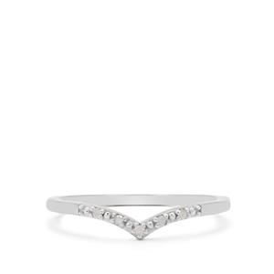 Diamond Sterling Silver Ring 