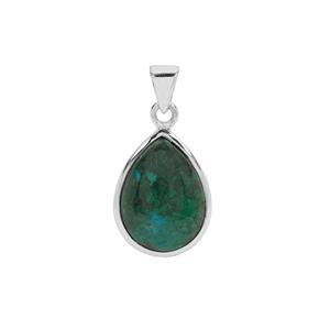 14cts Chrysocolla Sterling Silver Aryonna Pendant 