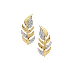 1/4ct Canadian Diamonds 9K Gold Tomas Rae Earrings