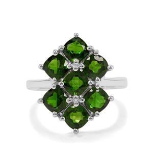 4.28ct Chrome Diopside Sterling Silver Ring