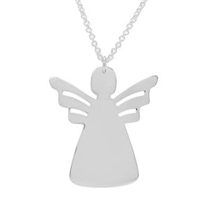  18" Sterling Silver Altro Angel Necklace 4.98g
