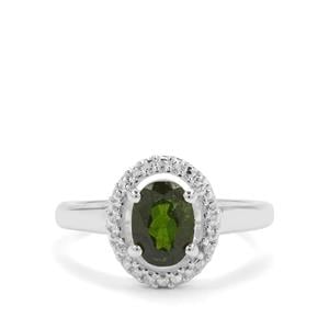 1.33ct Chrome Diopside Sterling Silver Ring