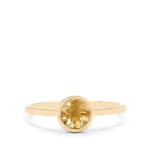 Canary Tanzanian Zircon Ring in 9K Gold 1.20cts