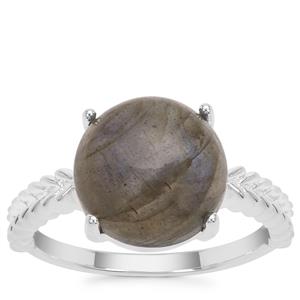 Labradorite Ring in Sterling Silver 5.60cts