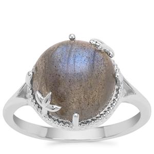 Labradorite Ring in Sterling Silver 5.57cts