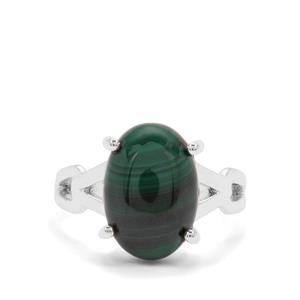 7.85ct Malachite Sterling Silver Aryonna Ring