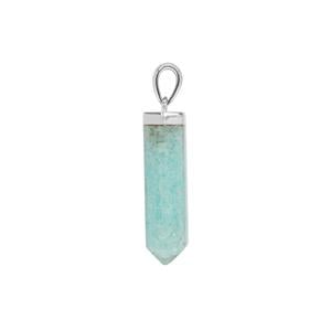 Amazonite Pendant in Sterling Silver 5cts