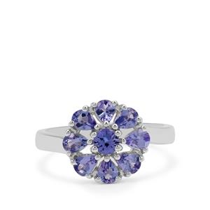 Tanzanite Ring  in Sterling Silver 1.40cts