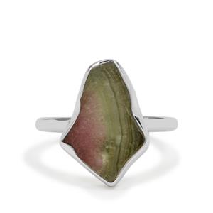 2.35ct Watermelon Tourmaline Sterling Silver Aryonna Ring 