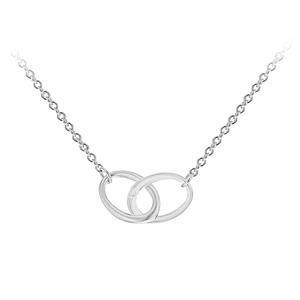 Necklace in Rhodium Plated Sterling Silver