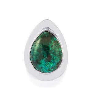 16ct Chrysocolla Sterling Silver Aryonna Ring 