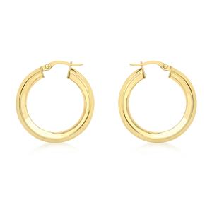 Gold Hoop Earrings in 9K 