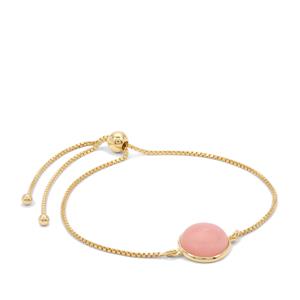 3.95ct Peruvian Pink Opal Midas Aryonna Slider Bracelet