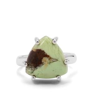 9ct Queensland Chrysoprase Sterling Silver Aryonna Ring 