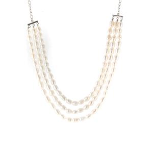 Freshwater Cultured Pearl Sterling Silver Necklace