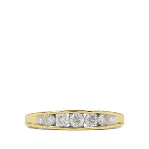 1/2cts Diamonds 9K Gold Tomas Rae Ring 