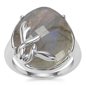 Labradorite Ring in Sterling Silver 12.07cts
