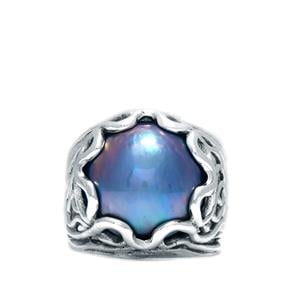 Mabe Pearl Sterling Silver Ring (15mm)
