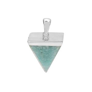 Amazonite Pendant in Sterling Silver 10cts
