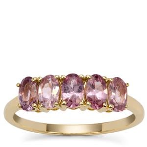 Mahenge Pink Spinel Ring in 9K Gold 1.30cts