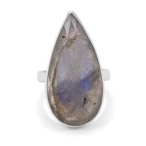 Paul Island Labradorite Ring in Sterling Silver 18.55cts