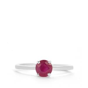 John Saul Ruby Ring in Sterling Silver 0.91cts