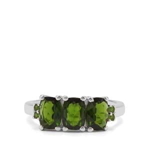 2.71ct Chrome Diopside Sterling Silver Ring