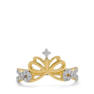 1/5ct Canadian Diamonds 9K Gold Tomas Rae Ring