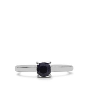 0.85ct Blue Sapphire Sterling Silver Ring