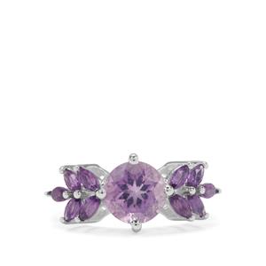 2.65ct Moroccan, African Amethyst Sterling Silver Ring