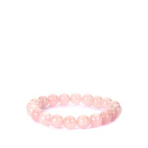 150.50ct Rose Quartz Stretchable Bracelet