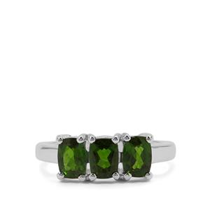 1.69ct Chrome Diopside Sterling Silver Ring