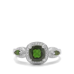 1.63ct Chrome Diopside Sterling Silver Ring