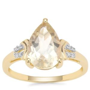 Serenite Ring with White Diamond in 9K Gold 2.51cts