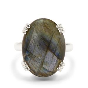 18cts Spectrolite Sterling Silver Aryonna Ring 