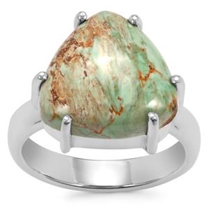 Australian Variscite Ring in Sterling Silver 7.50ctS