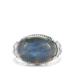 Labradorite Ring in Sterling Silver 8.10cts