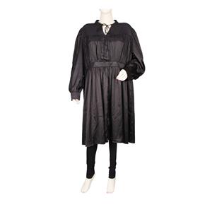 Destello Satin Dress (Choice of 5 Sizes) (Black Diamond)