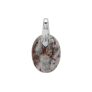 12.40ct Astrophyllite Sterling Silver Aryonna Pendant
