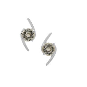 2.15ct Serenite Sterling Silver Earrings