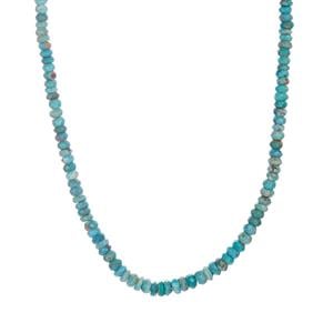 66.70ct Cochise Turquoise Sterling Silver Necklace