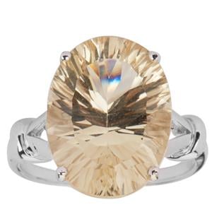 7.68ct Mexican Sunstone Sterling Silver Ring